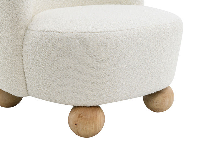 Karey Accent Chair, White