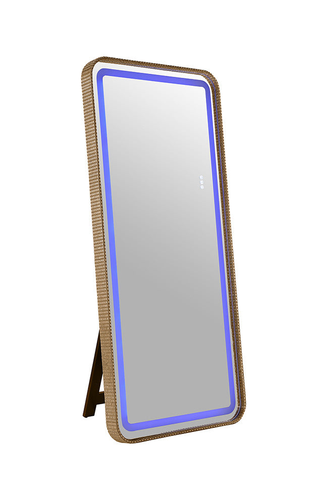 Kiley Floor Mirror, Gold