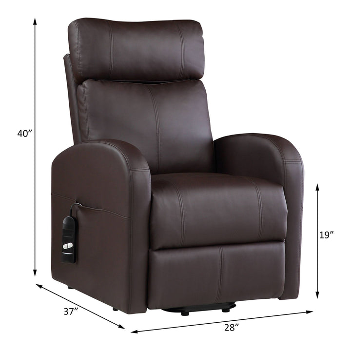 Ricardo Power  Motion Recliner W/Lift – line drawing