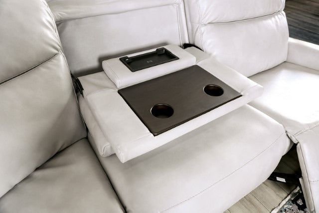 Edmondus Power Sectional, Light Taupe - view 5