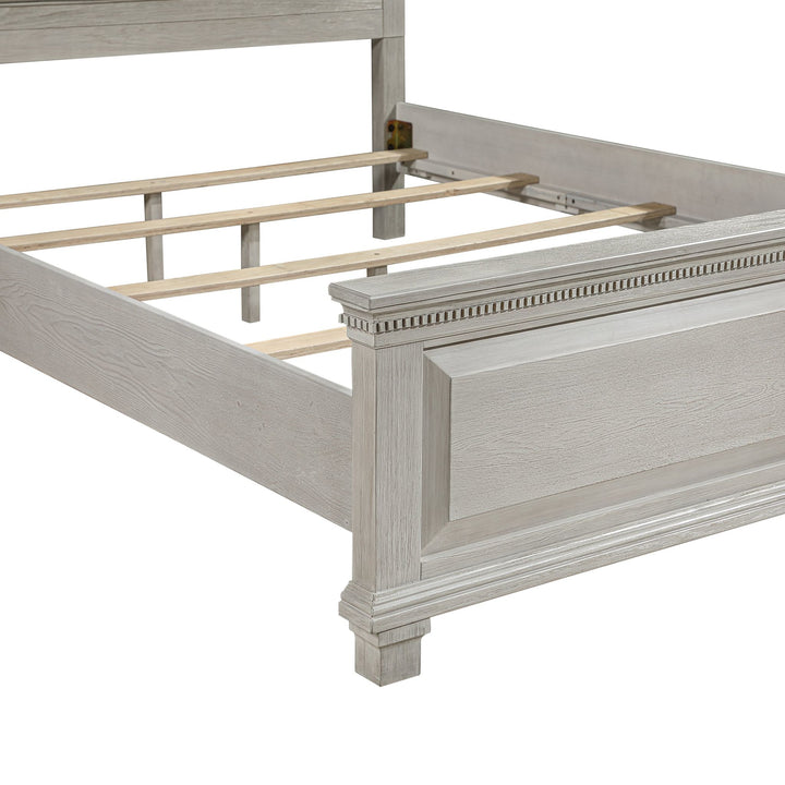 Silver Sands 5/0 Q Panel Footboard &amp; Slats-Gray
