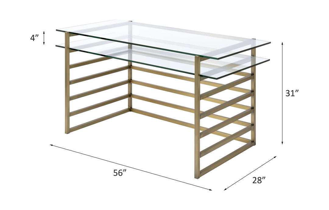 Shona Writing Desk – line drawing
