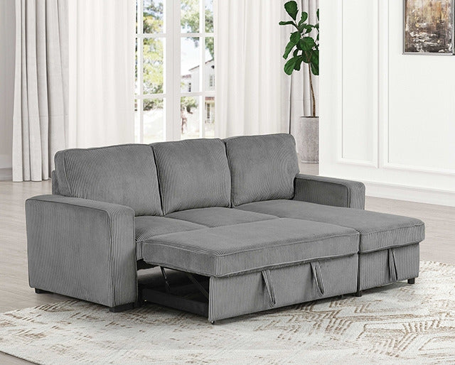 Yves Sectional, Dark Gray - view 4