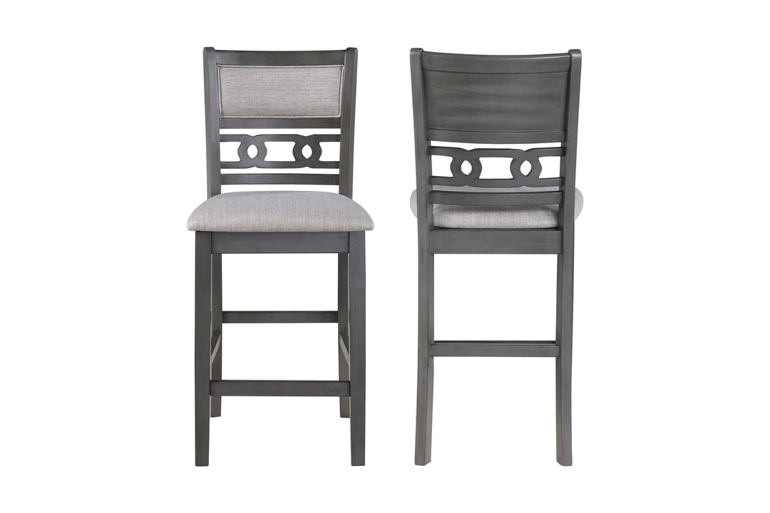 Gia Counter Chairs (2/ctn)-Gray