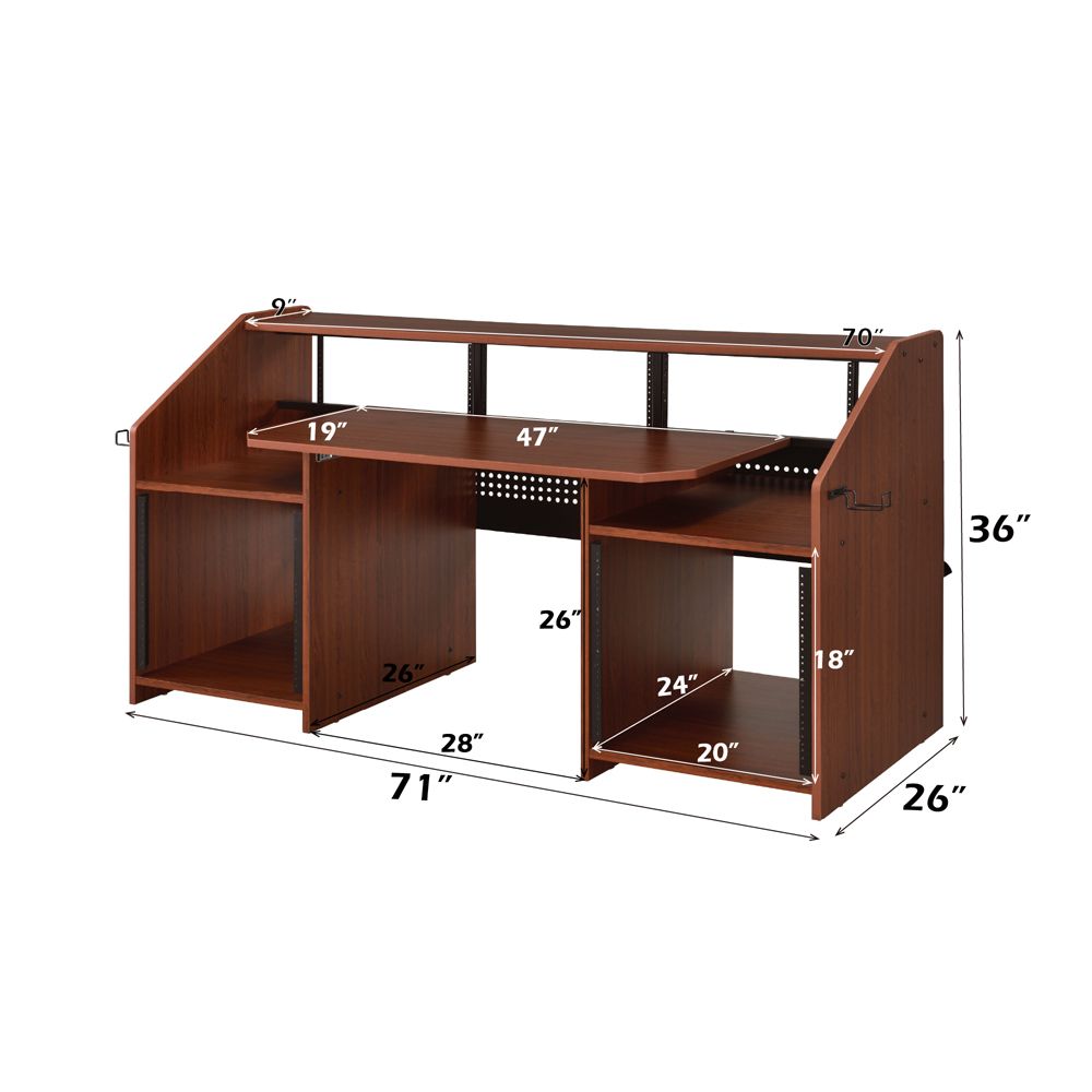 Annette Music Desk – dimensions diagram
