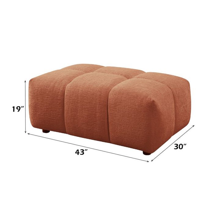 Loanna Ottoman – dimensions diagram
