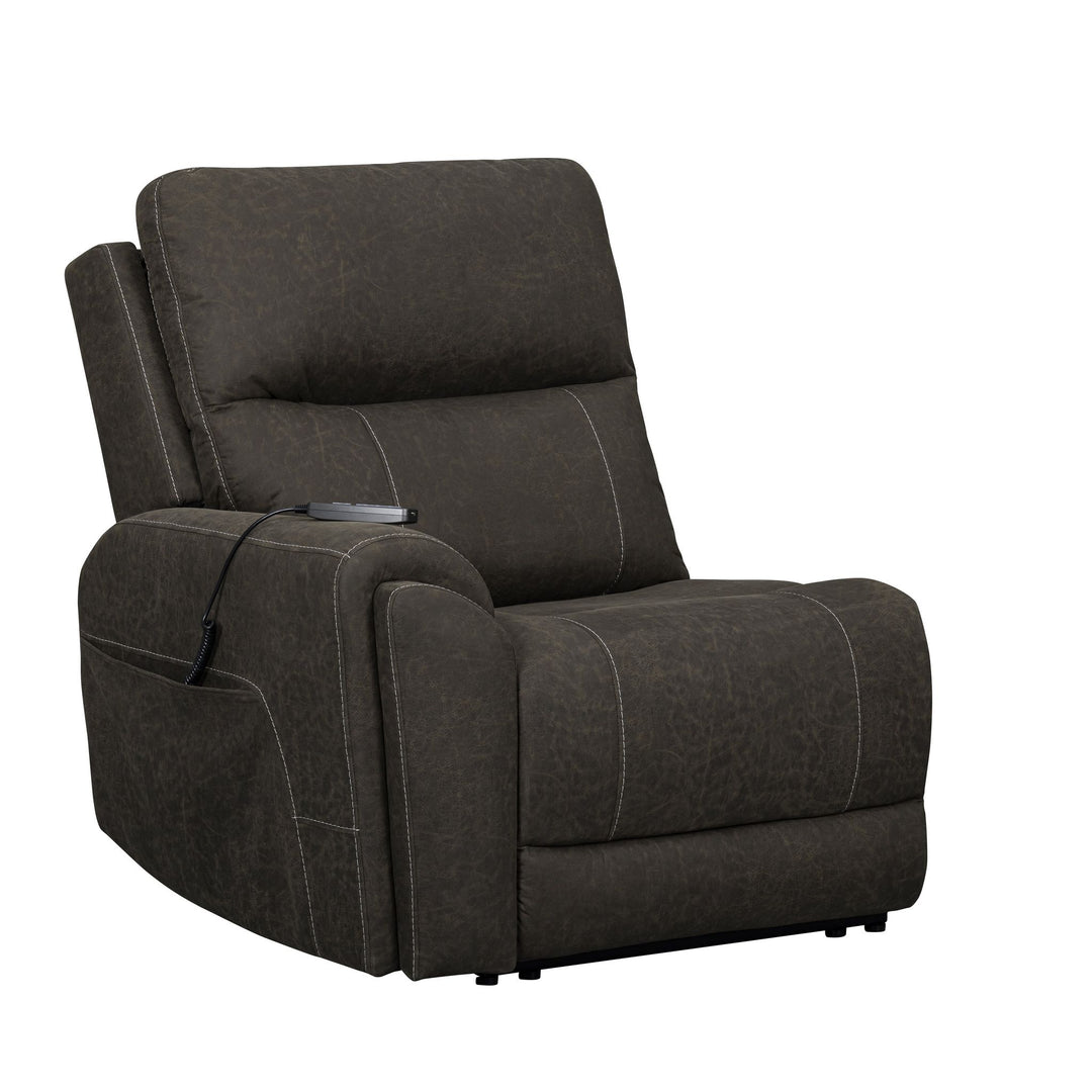 Gaia Laf Recliner W/pwr Hr,fr, Massage, Heat-Sable