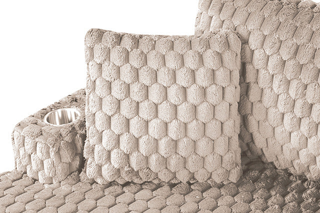 Ferryhill 2-Arm Chaise, Taupe - view 4