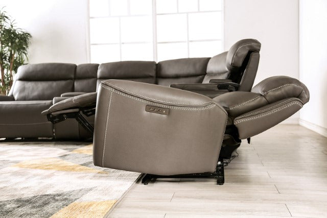 Edmondus Power Sectional, Dark Gray - view 7