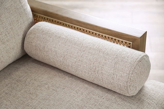 Alesund Loveseat, Light Oak/Beige - view 2