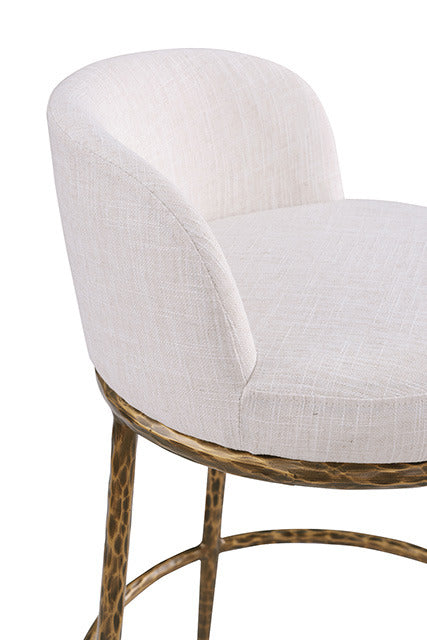 Rilva Counter Ht. Stool, Matte Gold - view 3