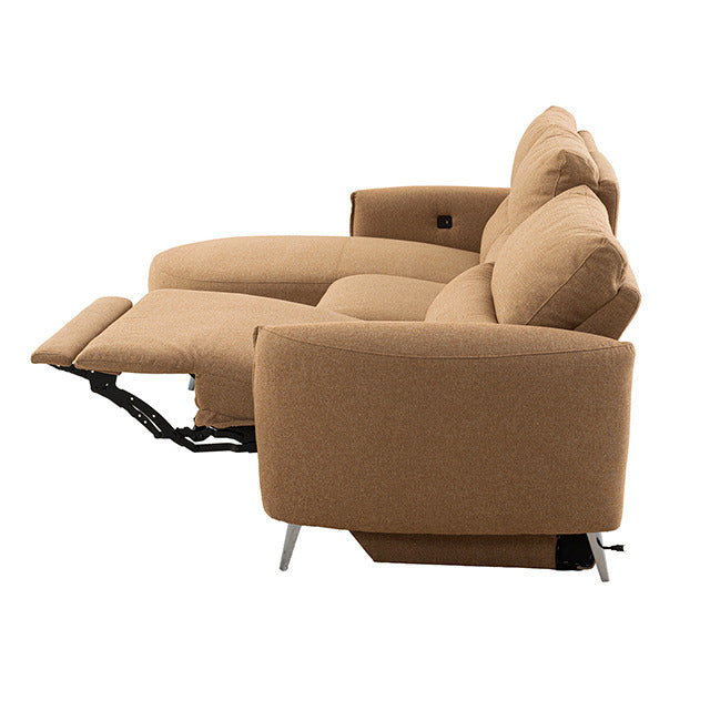 Galten Power Sectional, Brown - view 6