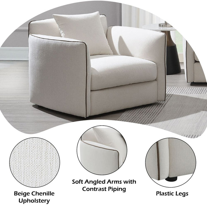 Yolanda Chair w/Pillow – features callout