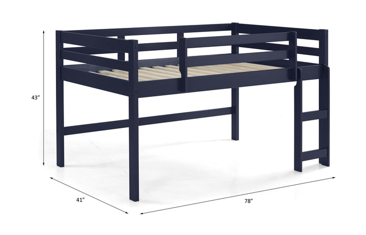 Lara Twin Loft Bed – line drawing