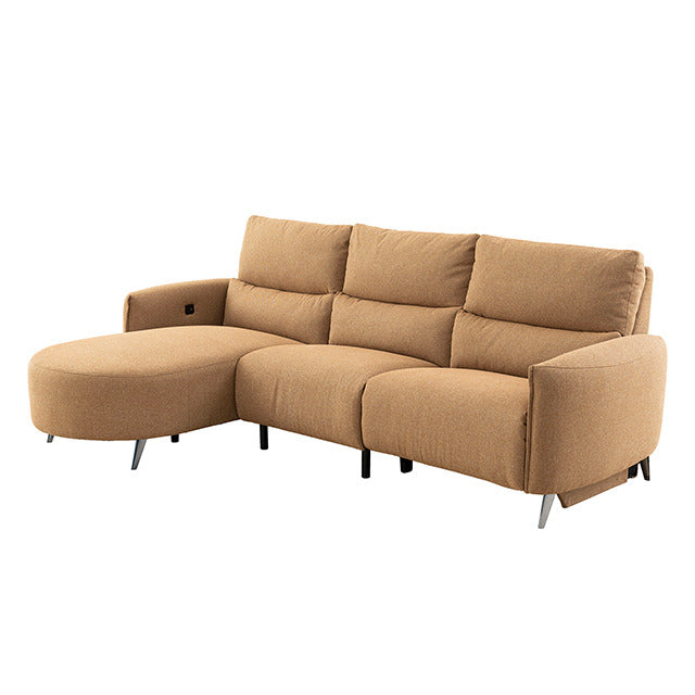 Galten Power Sectional, Brown - view 3