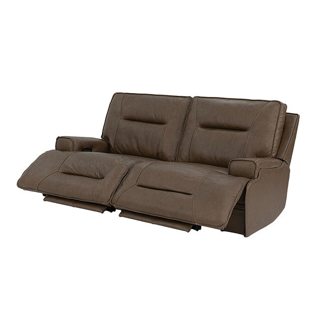 Dallas Oversized Power Sofa, Cocoa Brown - view 3