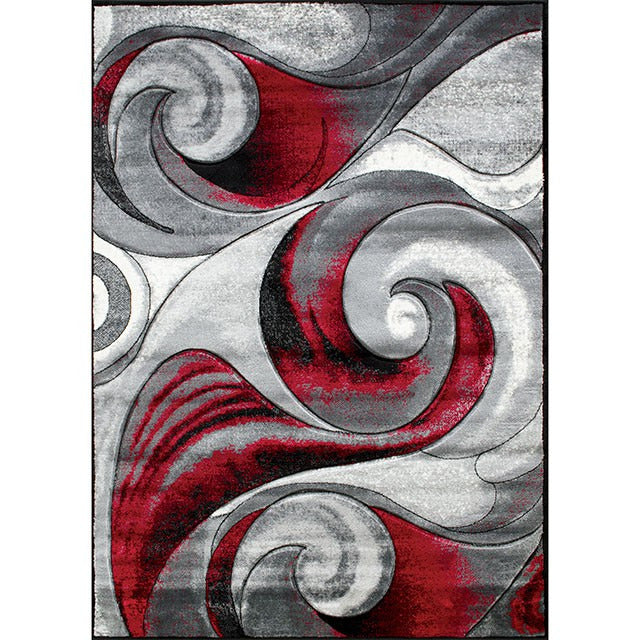 Niksar Area Rug, Red - view 2