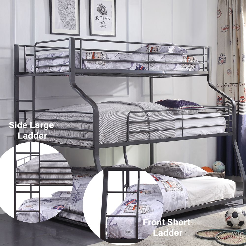 Caius II Twin/Full/Queen Bunk Bed – features callout