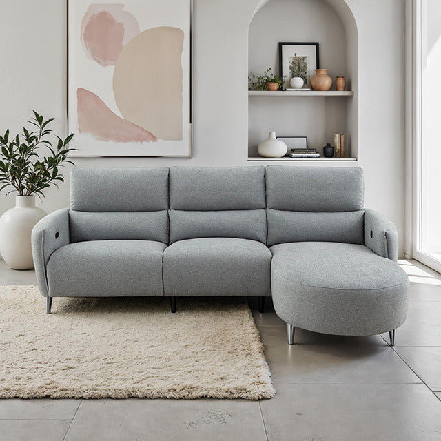 Galten Power Sectional, Gray - view 12