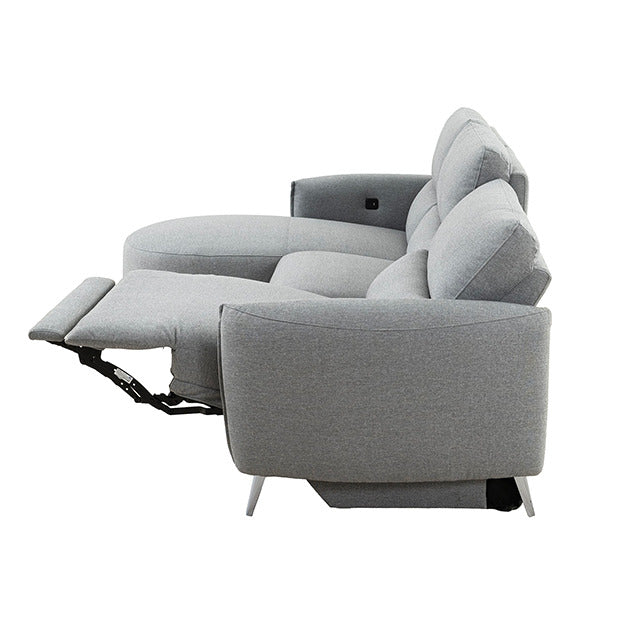 Galten Power Sectional, Gray - view 4