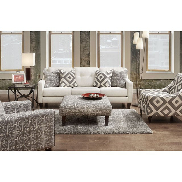 Parker Chair, Gray/Pattern - view 2
