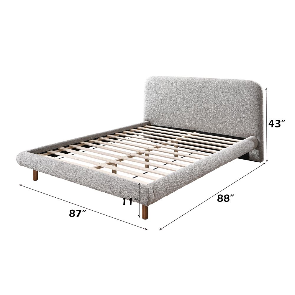 Cleo EK Bed – dimensions diagram