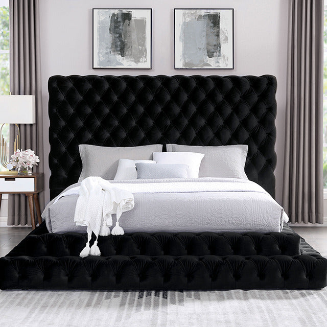 Stefania 5 Pc Queen Bedroom Set, Black - view 3