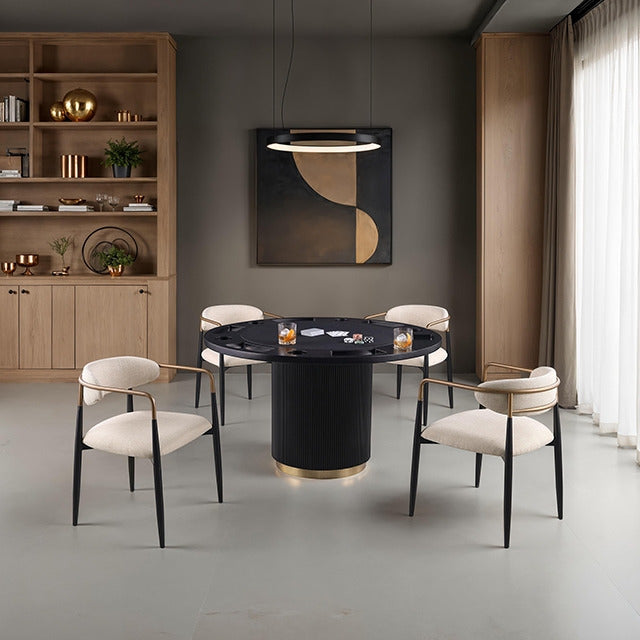 Frascone 5 Pc. Dining Table Set, Black - view 2