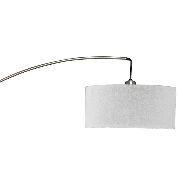 Jess Arch Lamp, Brushed Steel