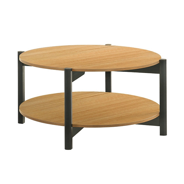 Hyde Round Coffee Table, Oak