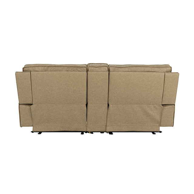 Dallas Oversized Power Loveseat, Warm Taupe - view 8