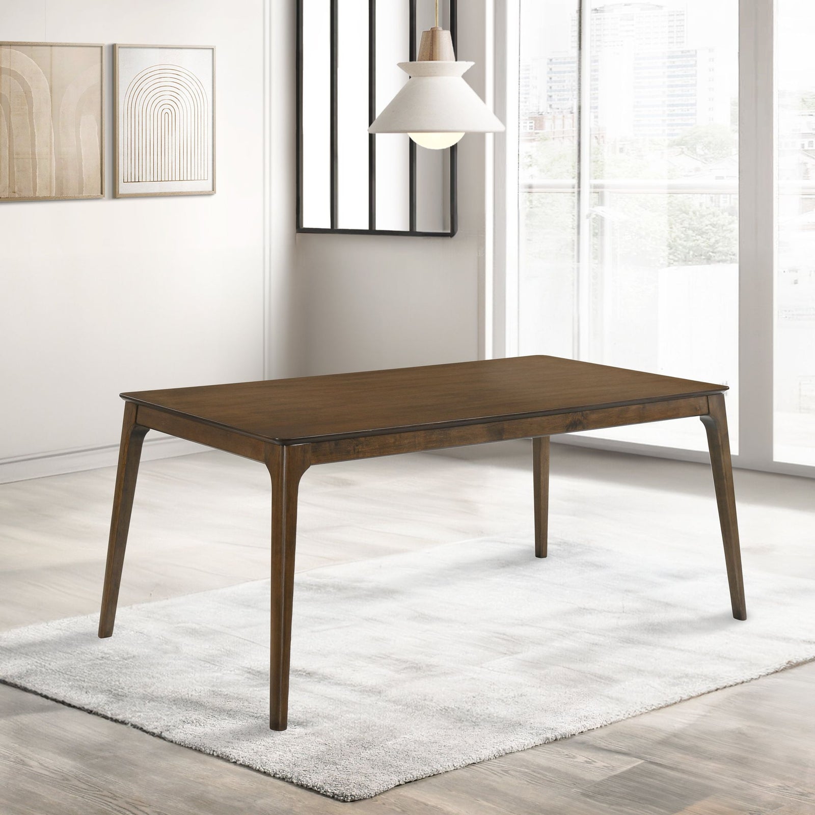 Maggie Rectange  Dining Table-Walnut