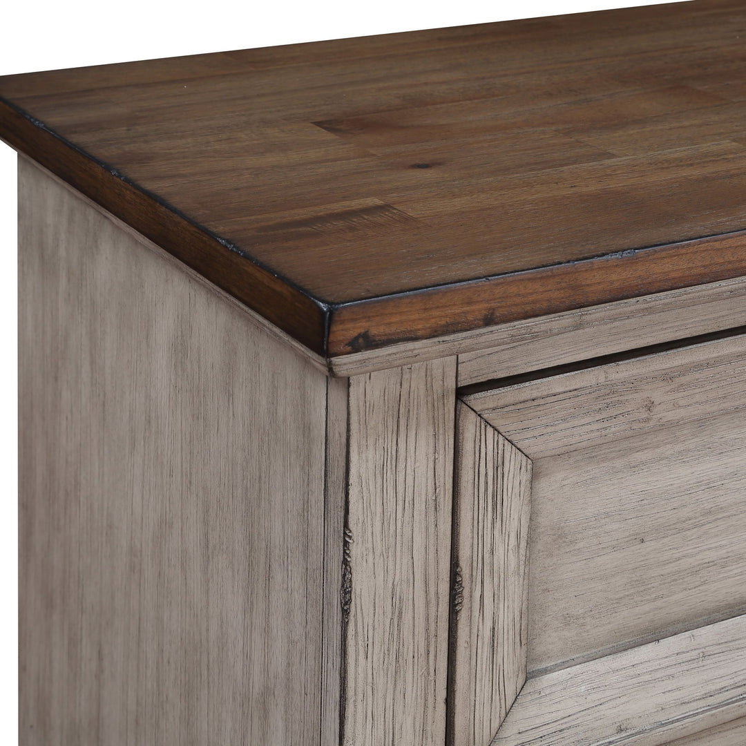 Mariana Nightstand W/usb-Vintage Creme