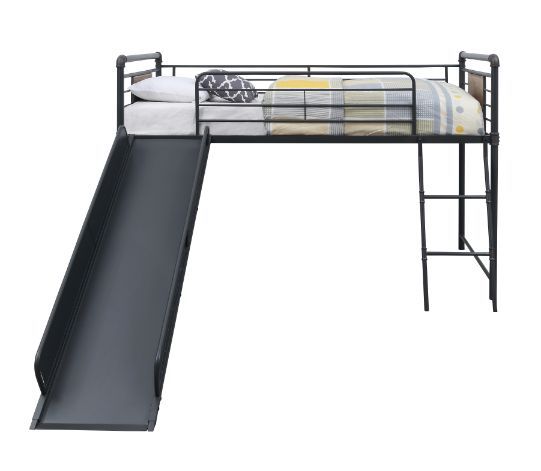 Cordelia Twin Loft Bed W/Slide – view 2