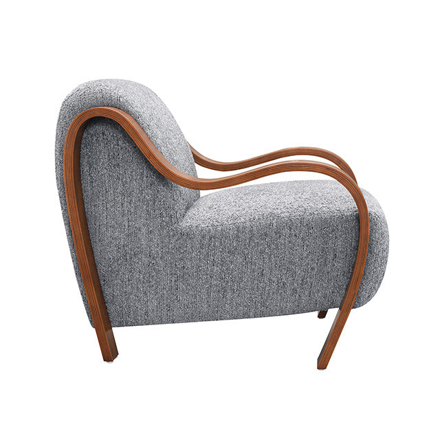 Niari Accent Chair, Sky Gray - view 4