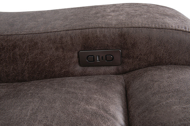 Demetrius Power Recliner, Brown - view 4