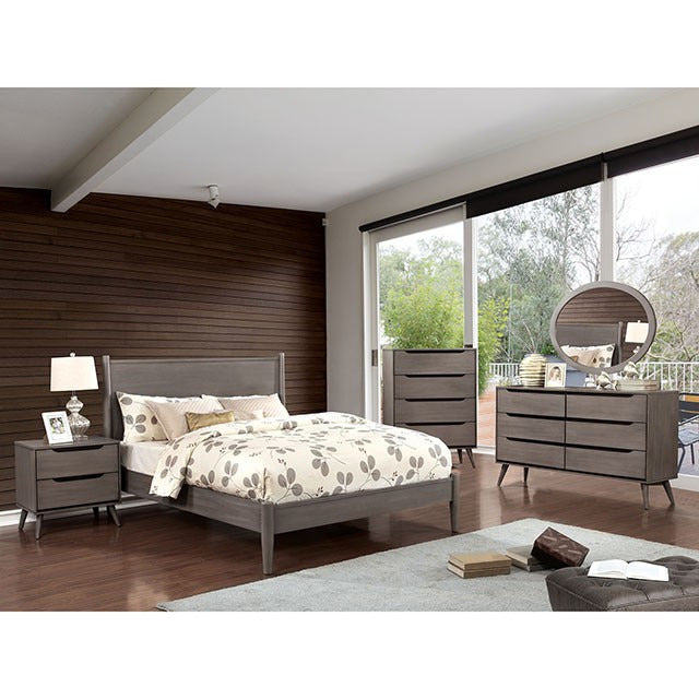 Lennart 4 Pc Queen Bedroom Set, Gray - view 2