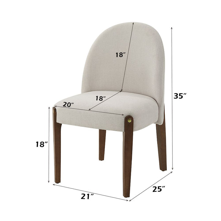 Gamarya Side Chair (Set-2) – dimensions diagram