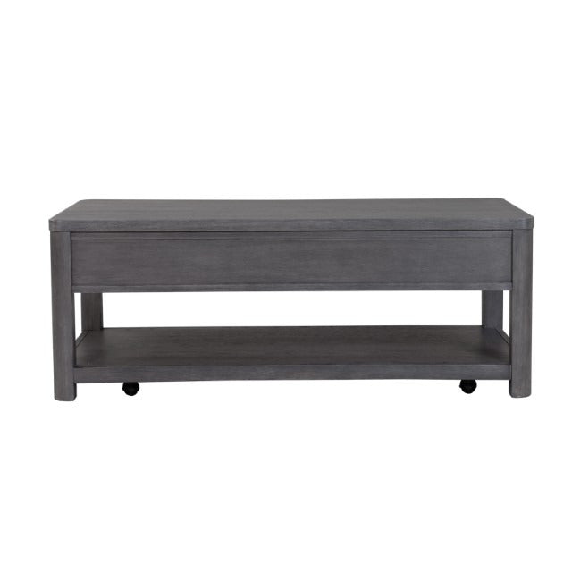 Sterling West Rect Cocktail Table w/Casters - view 4