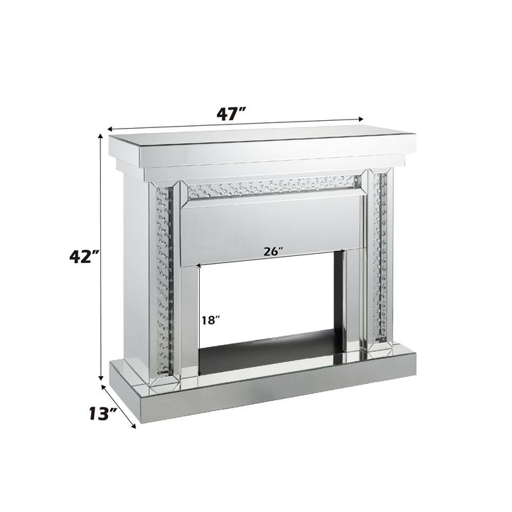 Nysa Fireplace – dimensions diagram