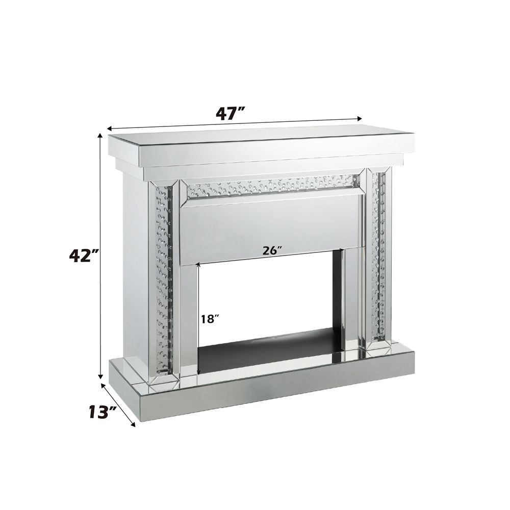 Nysa Fireplace – dimensions diagram