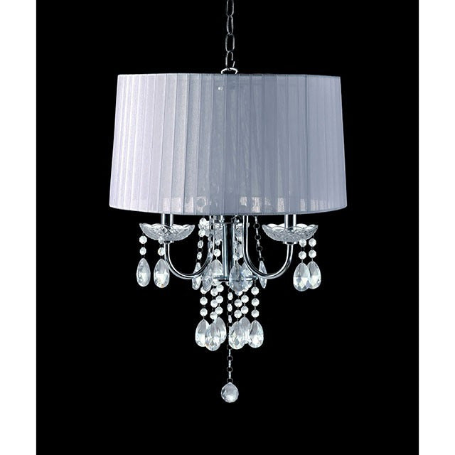 Jada Ceiling Lamp, White/Chrome - view 2