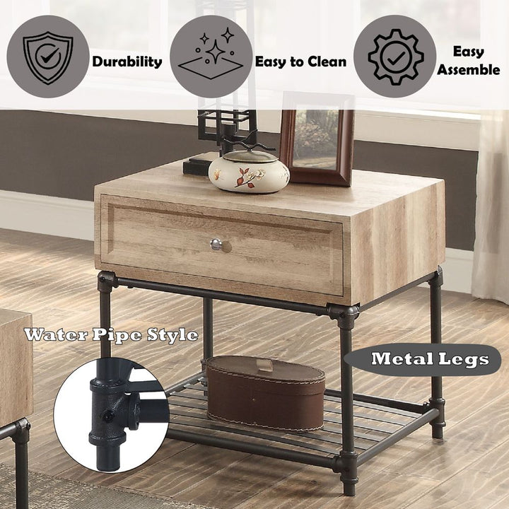 Brantley II End Table – features callout