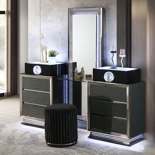 Noire Vanity Set W/ Stool - view 4