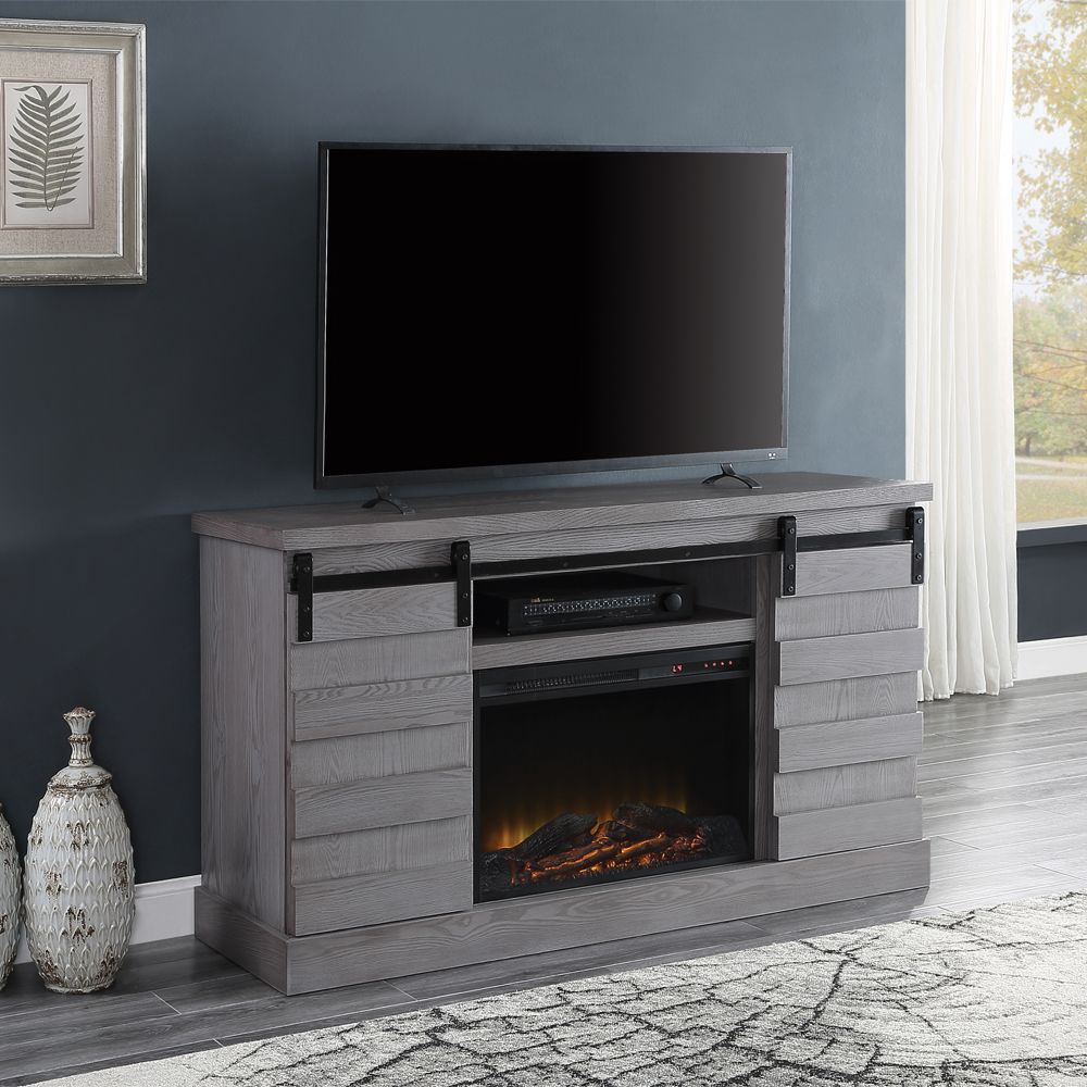 Amrita TV Stand with Fireplace