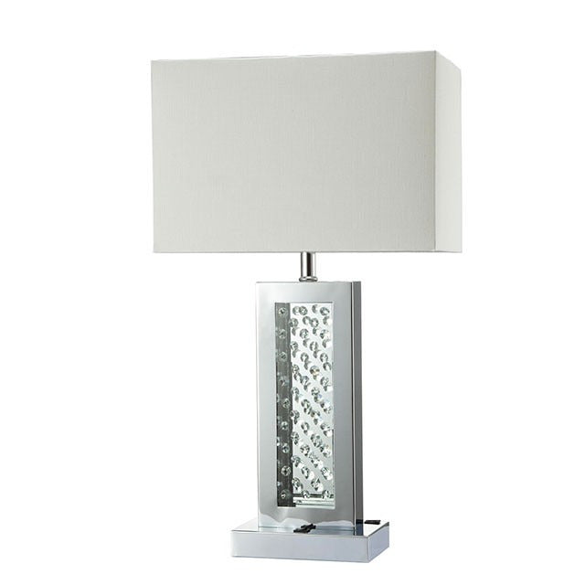 Abbi Table Lamp, Chrome