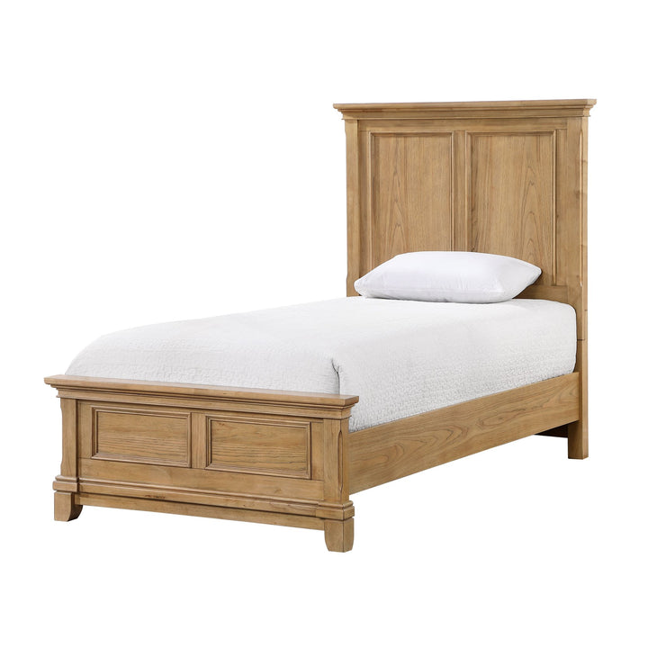 Sunstone 3/3 T Panel Headboard-Honey