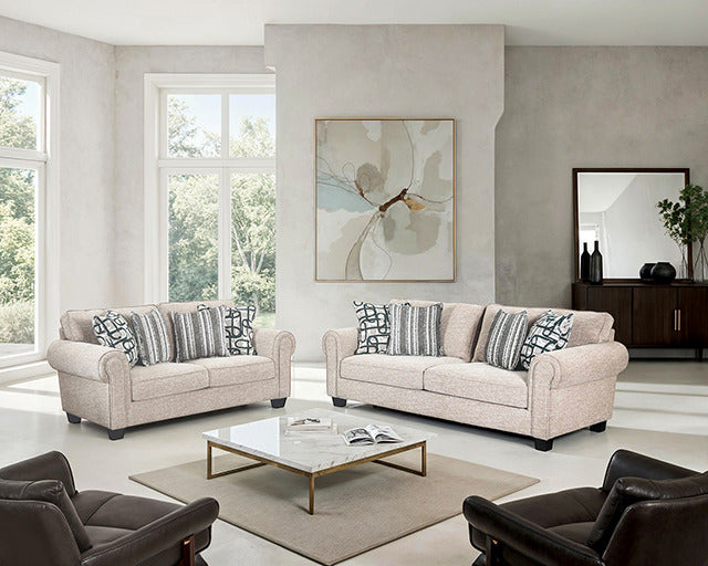 Viviani Sofa, Light Brown/Taupe - view 6