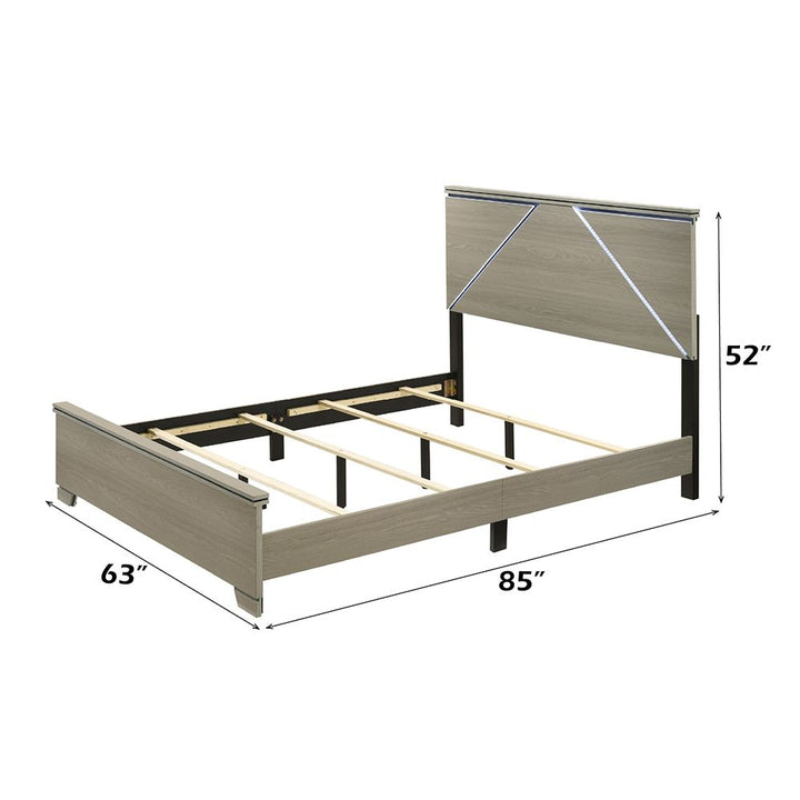 Joanna Queen Bed with LED