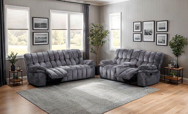 Hieronymus Manual Sofa, Dark Gray - view 2